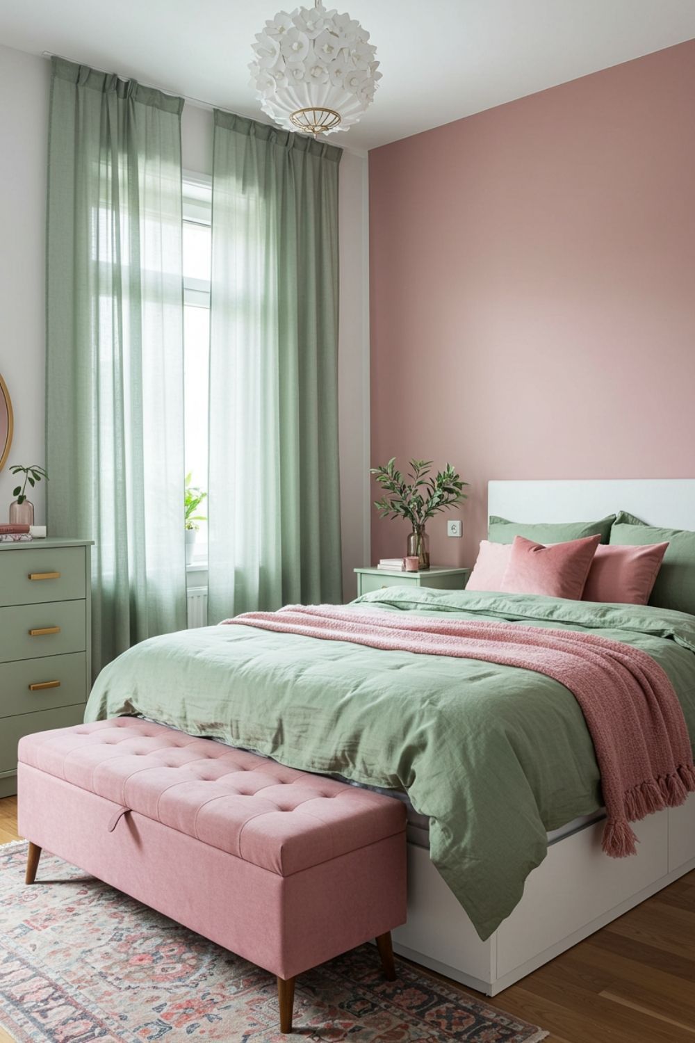 kombinasi warna hijau sage