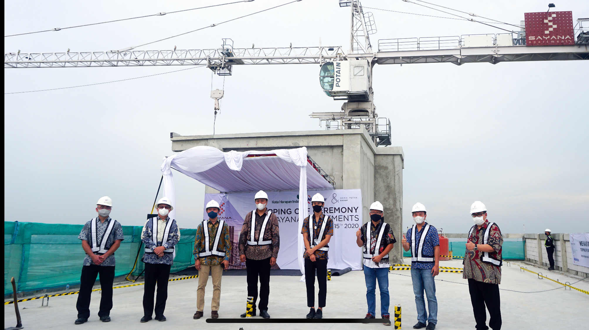 apartemen kualitas jepang ini resmi topping off casa indonesia 3