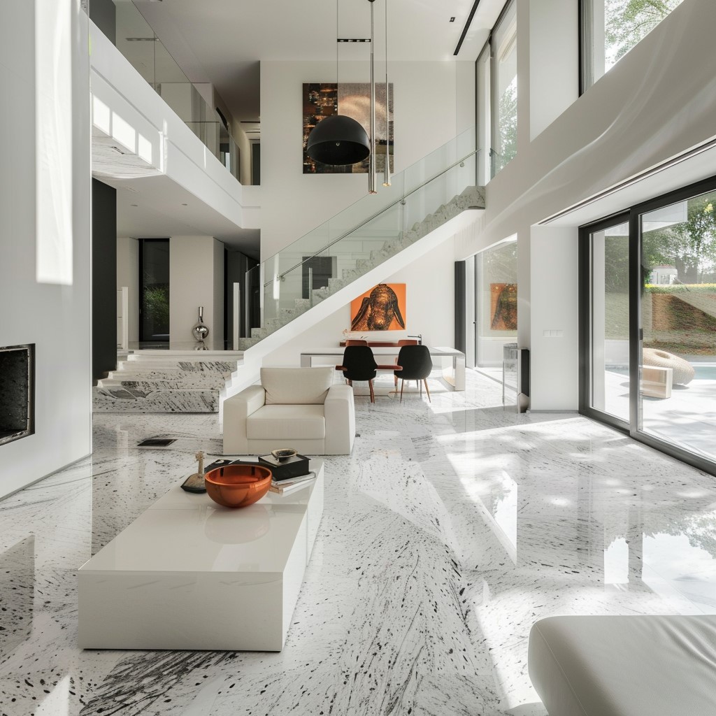 cara membersihkan lantai granit