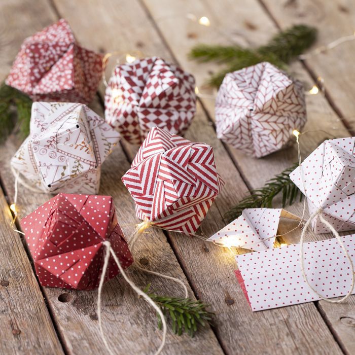 hiasan origami tempel 