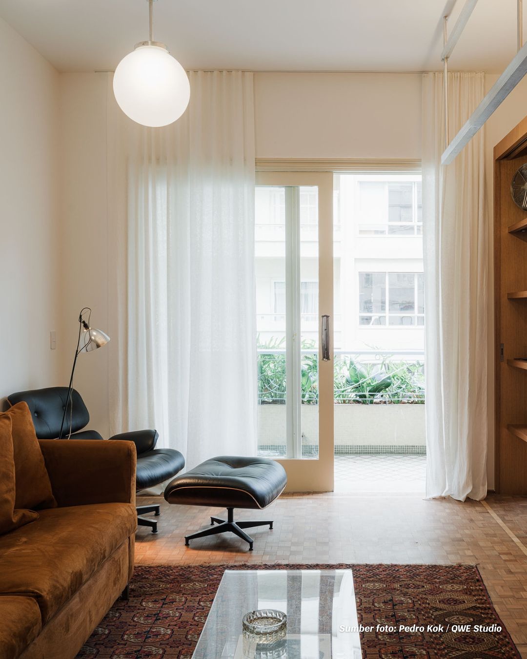 cara memasang gorden