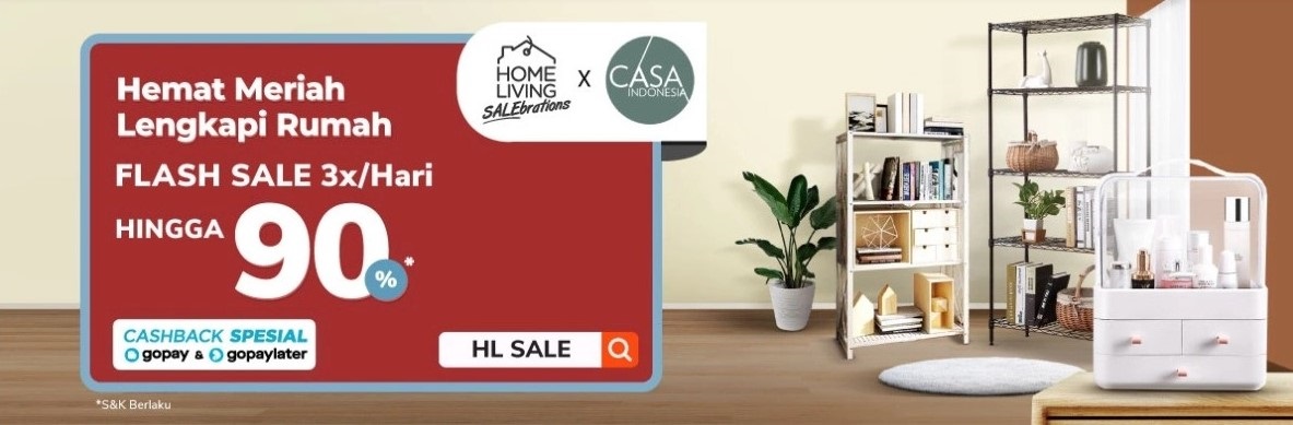 Serbu Diskon di Home Living Salebrations x CASA di Tokopedia CASA Indonesia