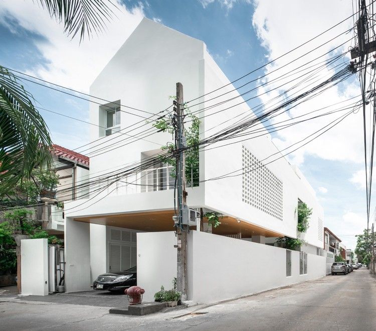 fasad rumah scandinavian 2 lantai