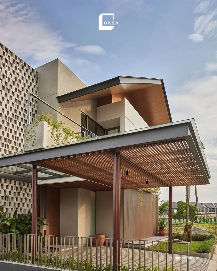 model tiang teras kotak minimalis