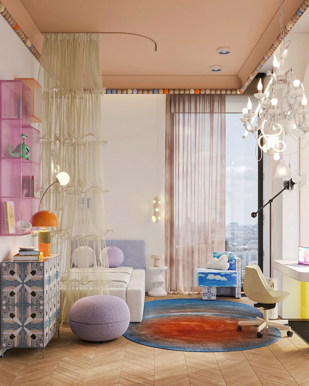 kamar anak perempuan aesthetic 