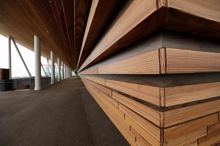 bangunan atap kayu terbesar di dunia kini ada di jepang