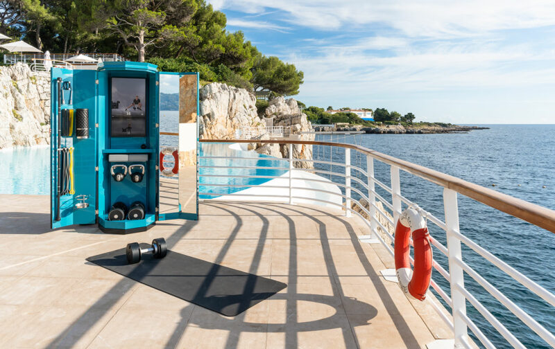 ketika gym bersembunyi di balik furnitur