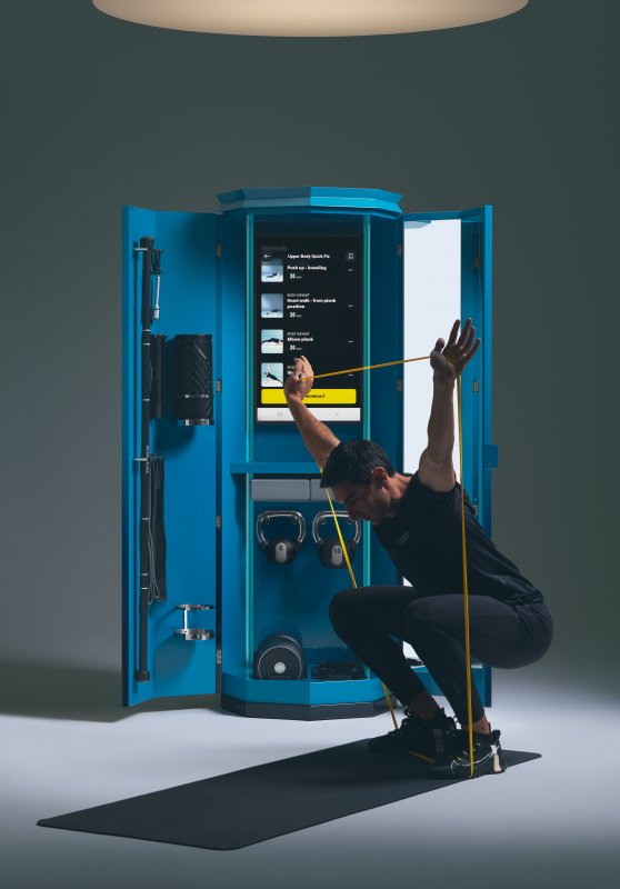 ketika gym bersembunyi di balik furnitur