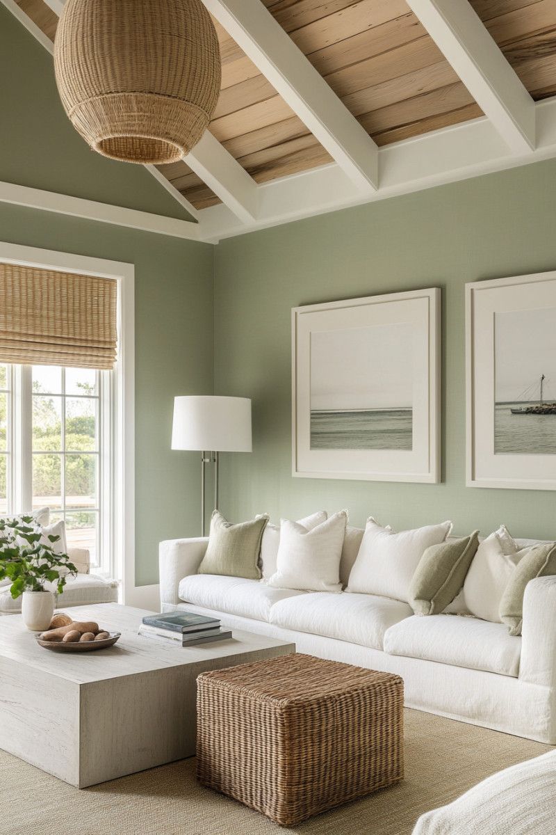 kombinasi warna hijau sage