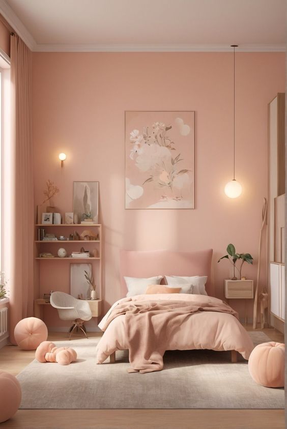 warna kamar aesthetic wanita