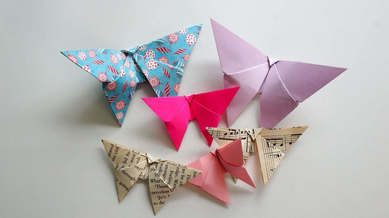 hiasan origami tempel 