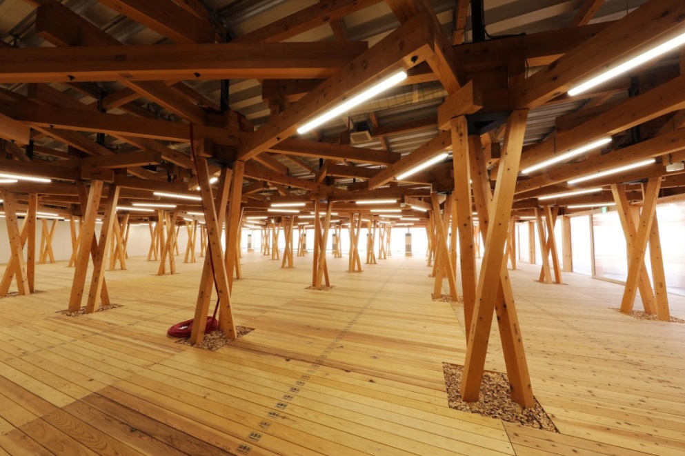wow 63 tipe kayu lokal jepang di fasilitas atlet olimpiade 4