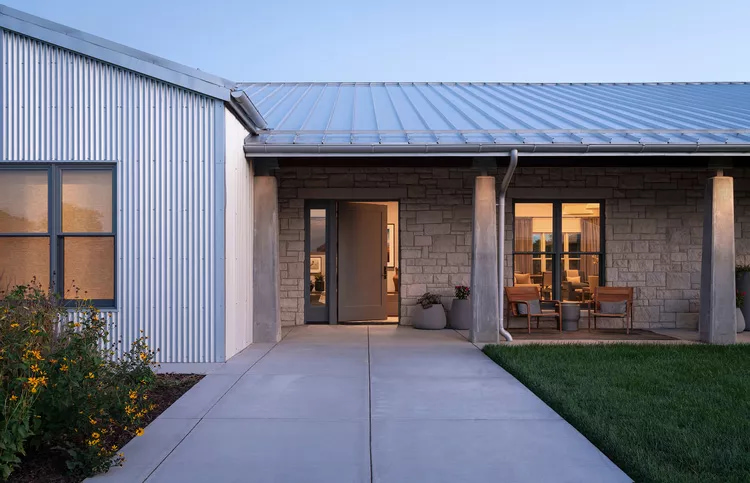 model tiang teras kotak minimalis