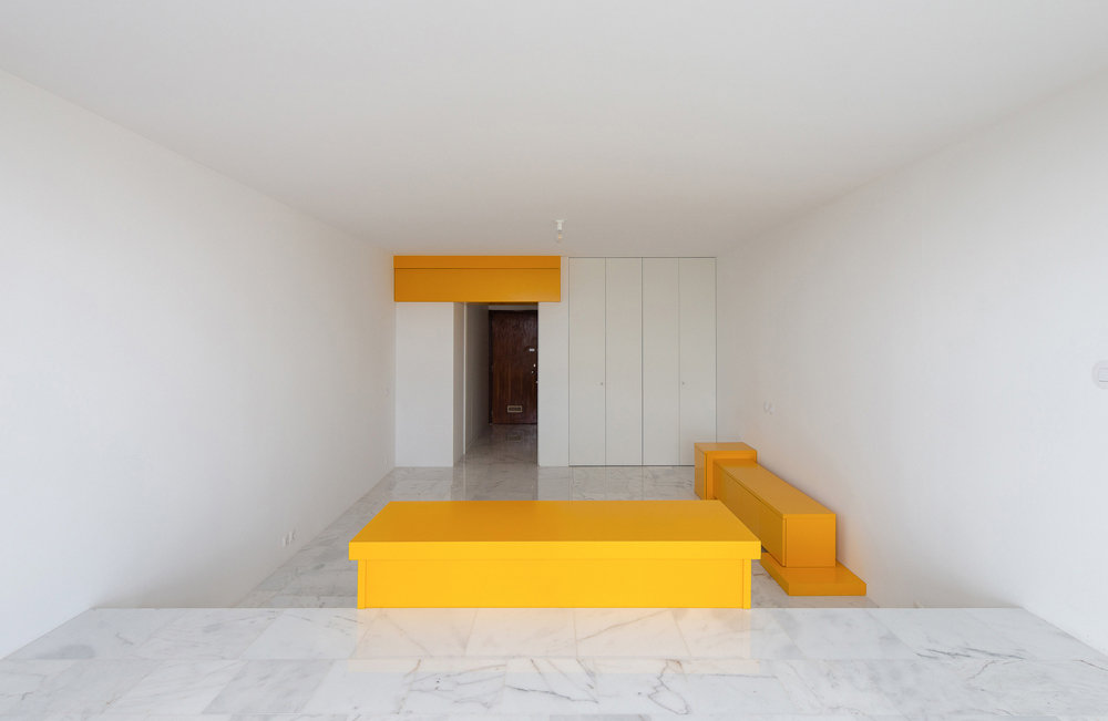 cerahkan apartemen minimalis 30m2 pakai warna kuning / alexander bogorodskiy / corpo atelier 2