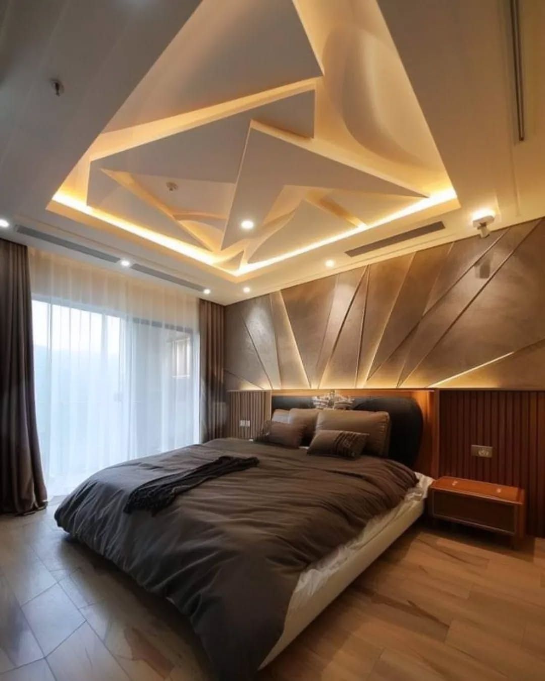 model plafon pvc kamar tidur minimalis