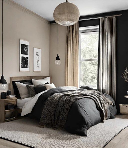 cat kamar aesthetic cowok