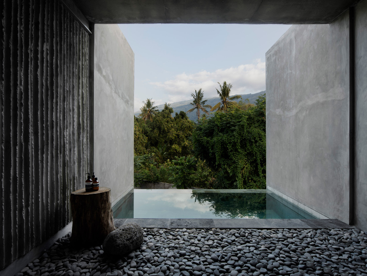 Resor Mewah Di Bali Ini Terbuat Dari Beton dan Bambu