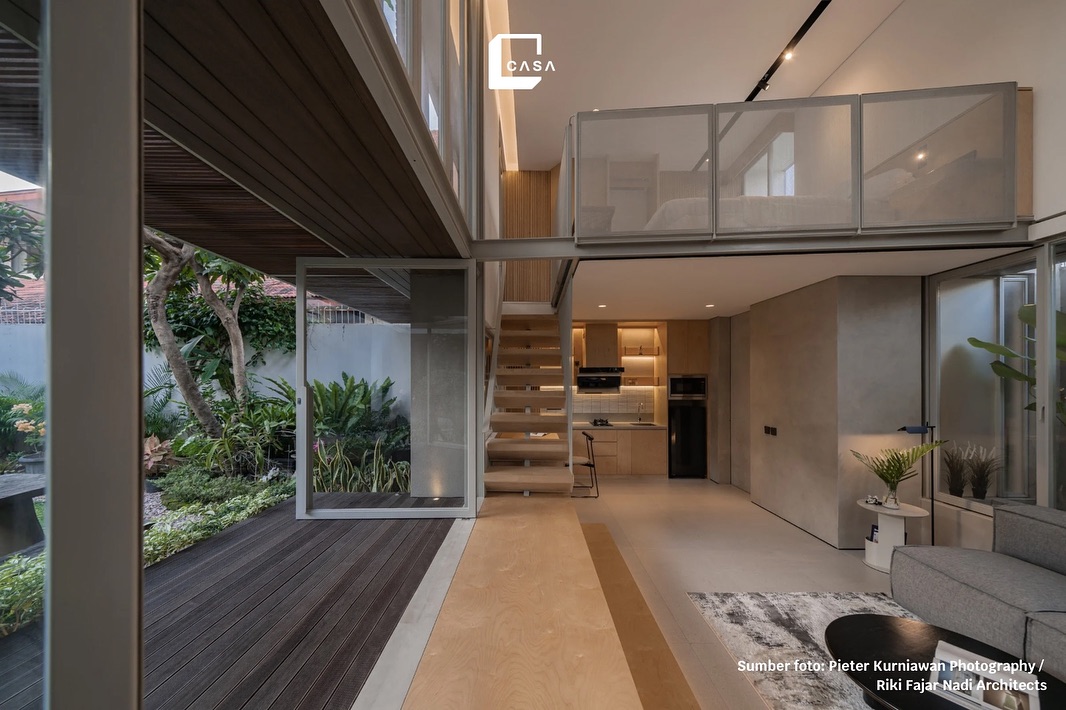 posisi tangga rumah minimalis