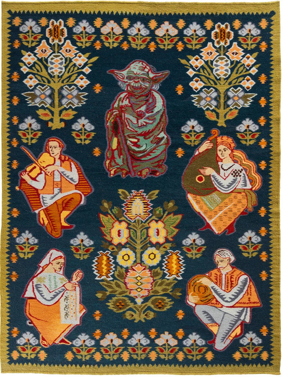 uniknya sentuhan modern pada karpet tradisional ukraina