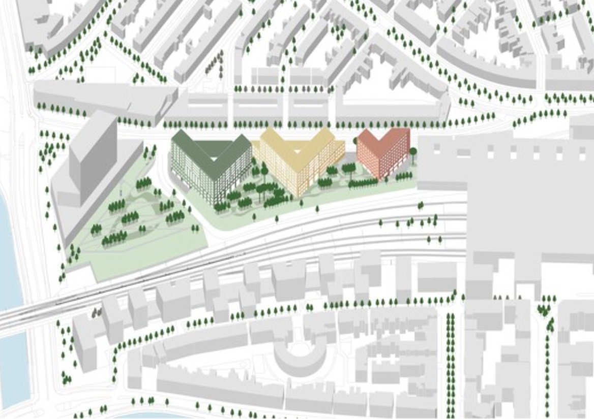 komplek 5tracks, hidupkan desain lingkungan kota di belanda
