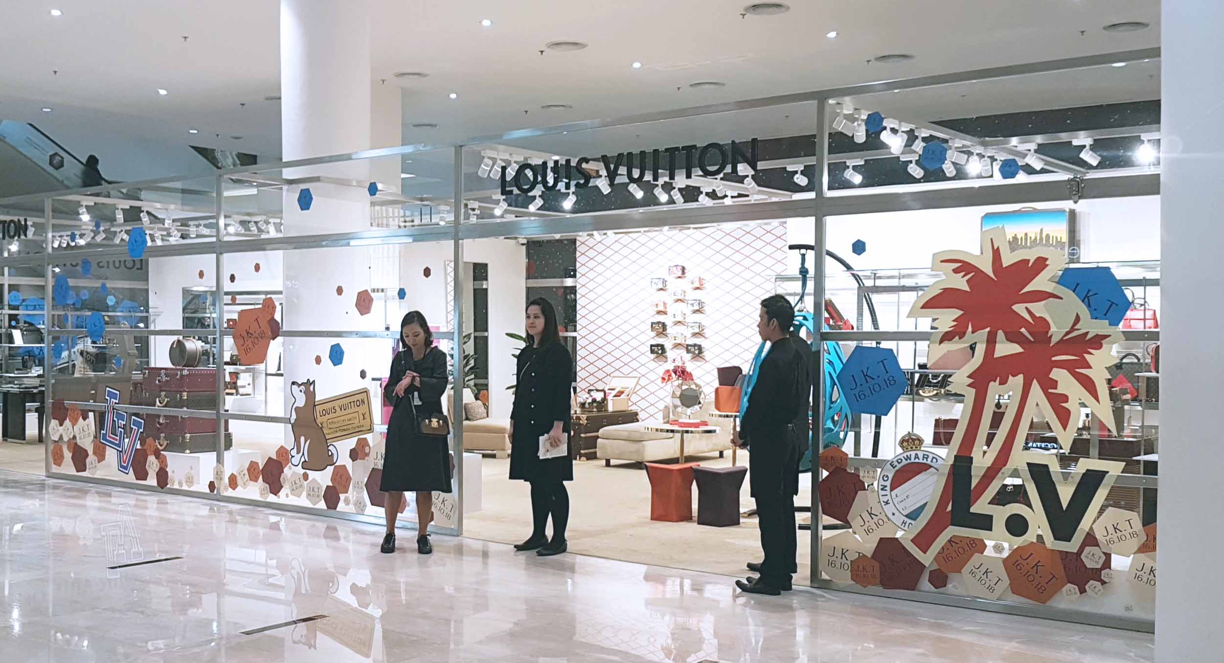 Pop up store milik Louis Vuitton di Senayan City / CASA Indonesia