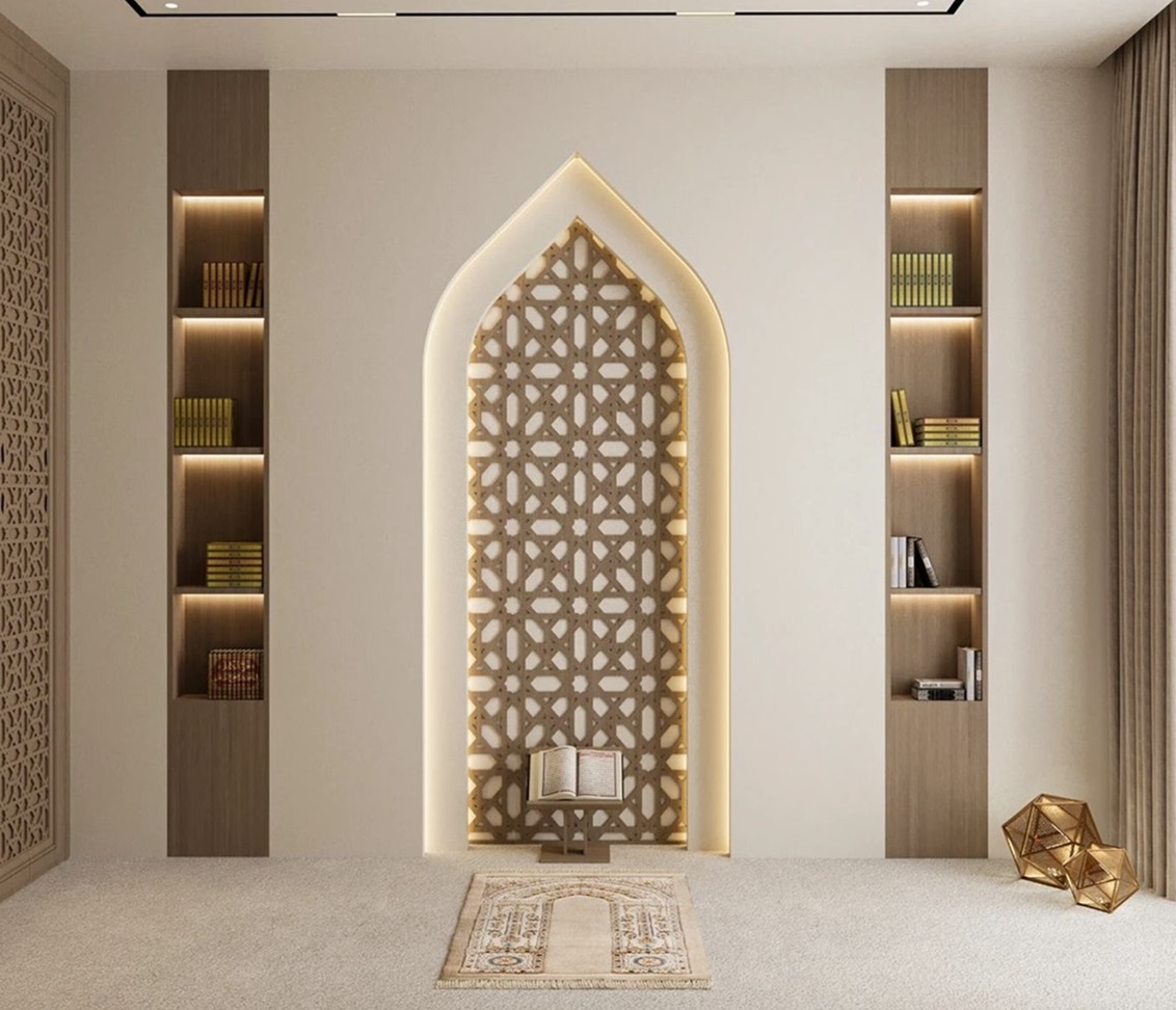 6 desain mushola dalam rumah, sambut ramadan lebih nyaman!
