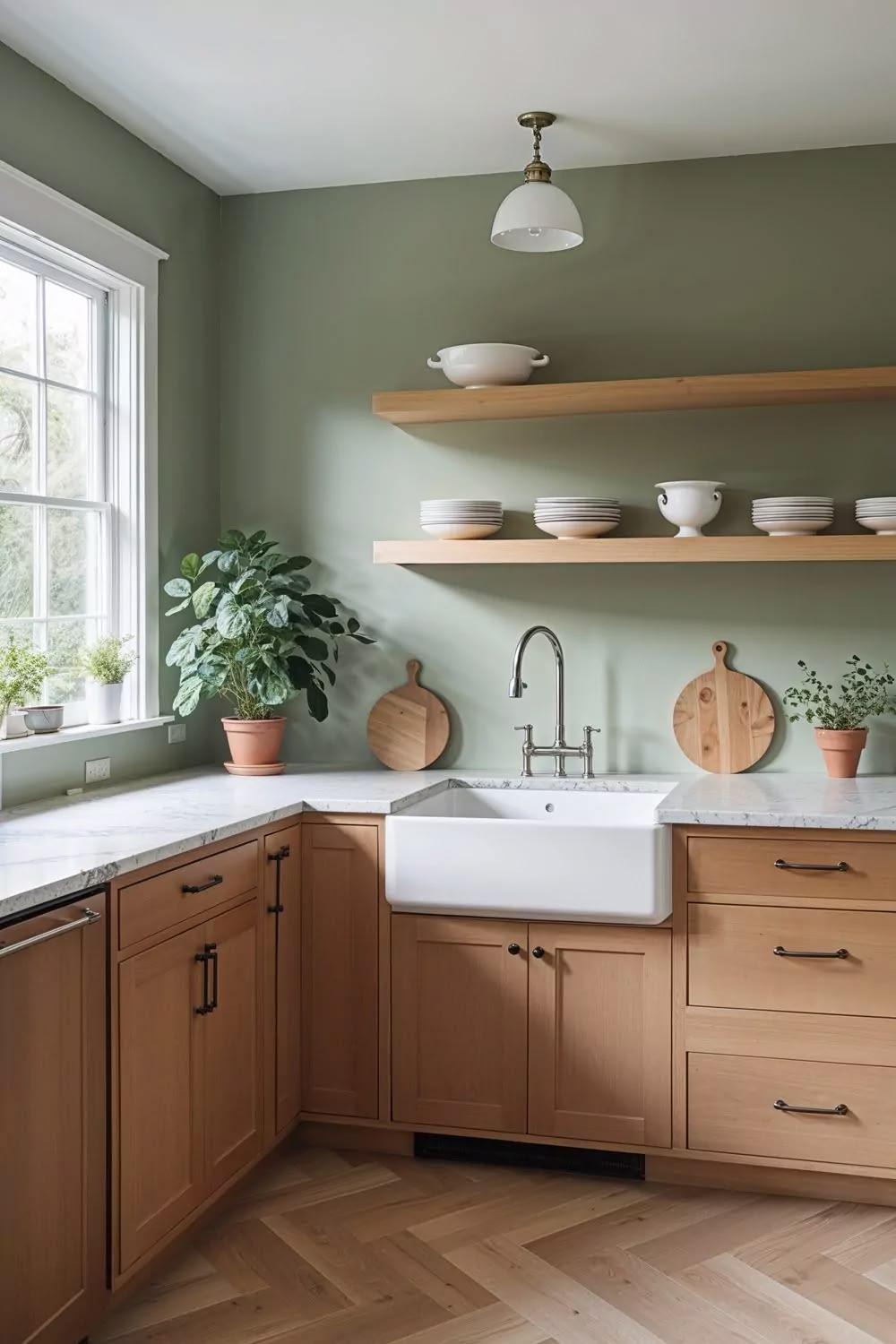 kombinasi warna hijau sage