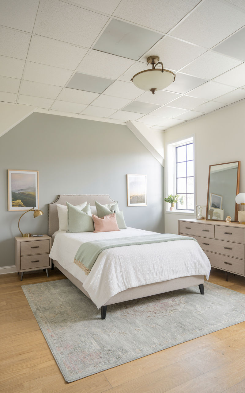 model plafon pvc kamar tidur minimalis