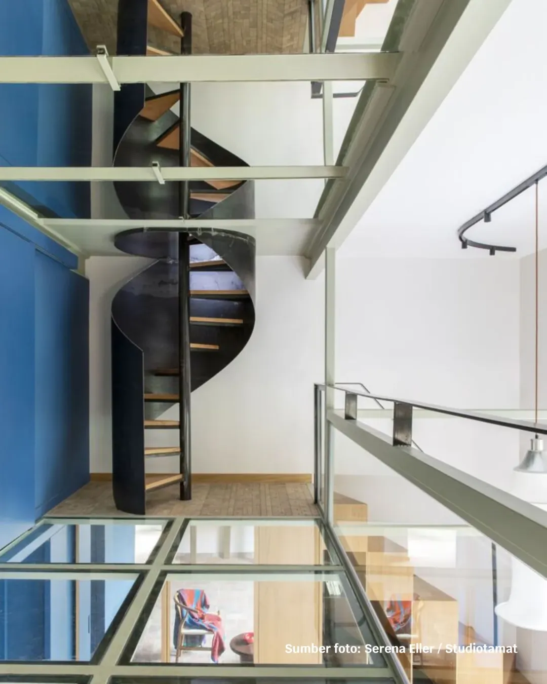 ukuran tangga minimalis untuk rumah kecil