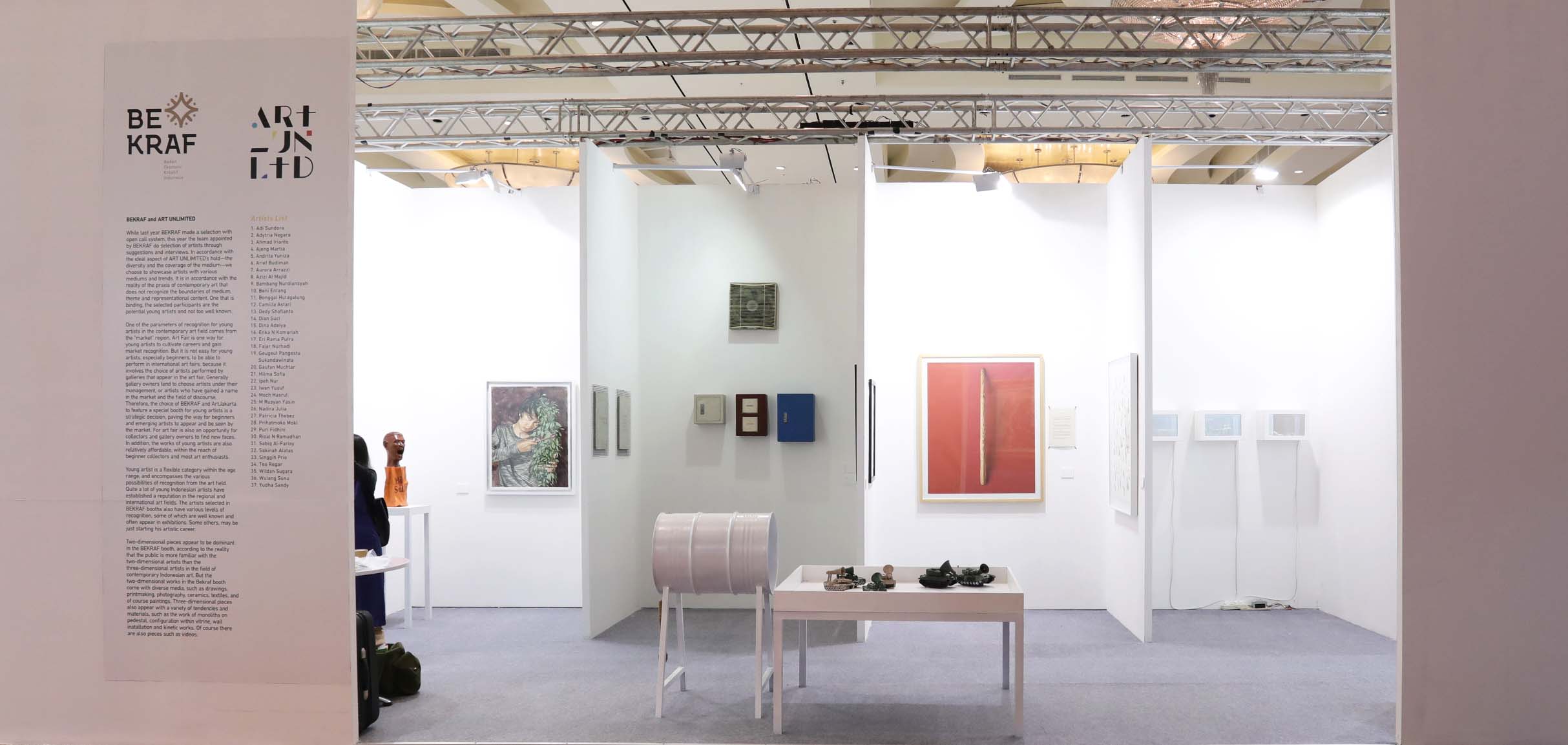 booth bekraf di art jakarta 2018