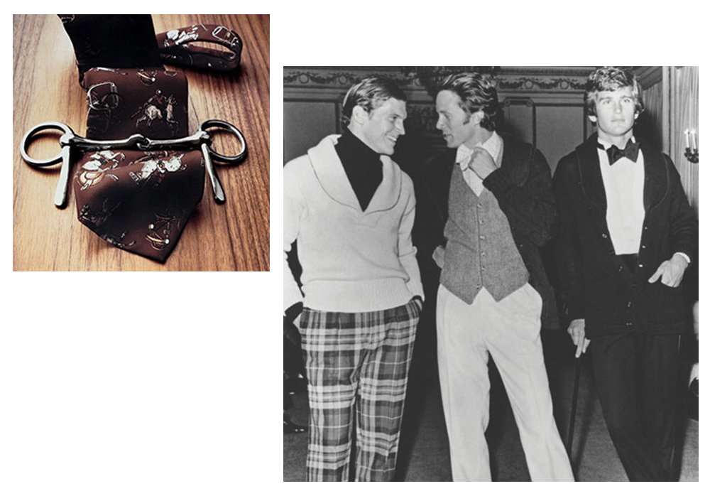 produk dasi di tahun 1967 dan polo sebagai produk pakaian pria oleh ralph lauren / ralph lauren