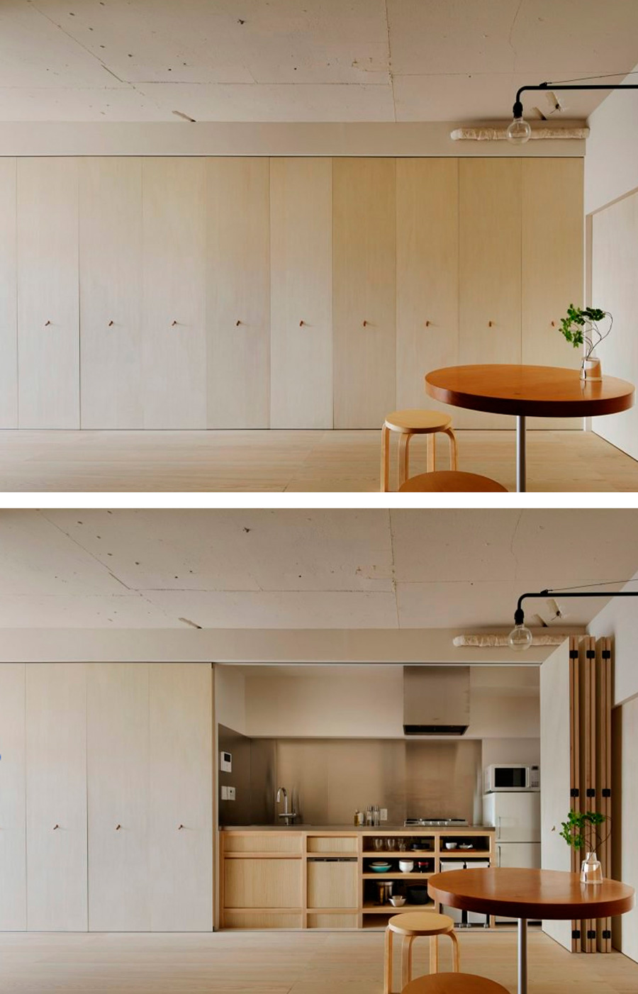 desain dapur minimalis di tokyo apartment karya minorpoet