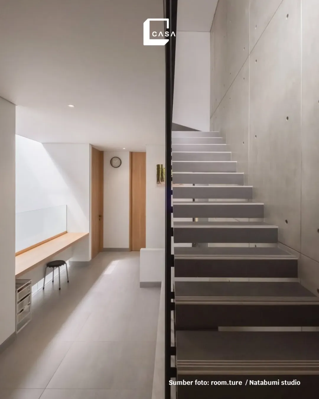 ukuran tangga minimalis untuk rumah kecil