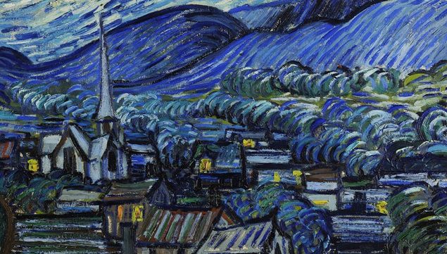 makna lukisan starry night