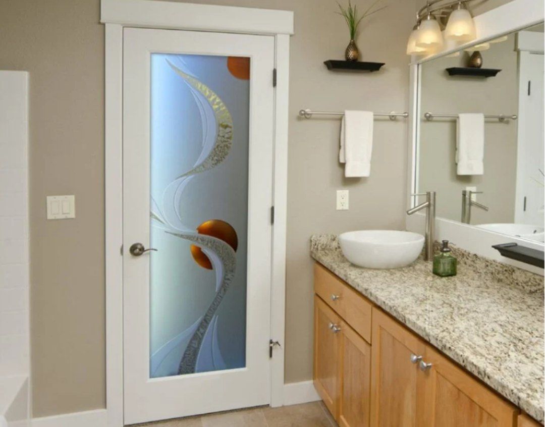 pintu kamar mandi aesthetic 