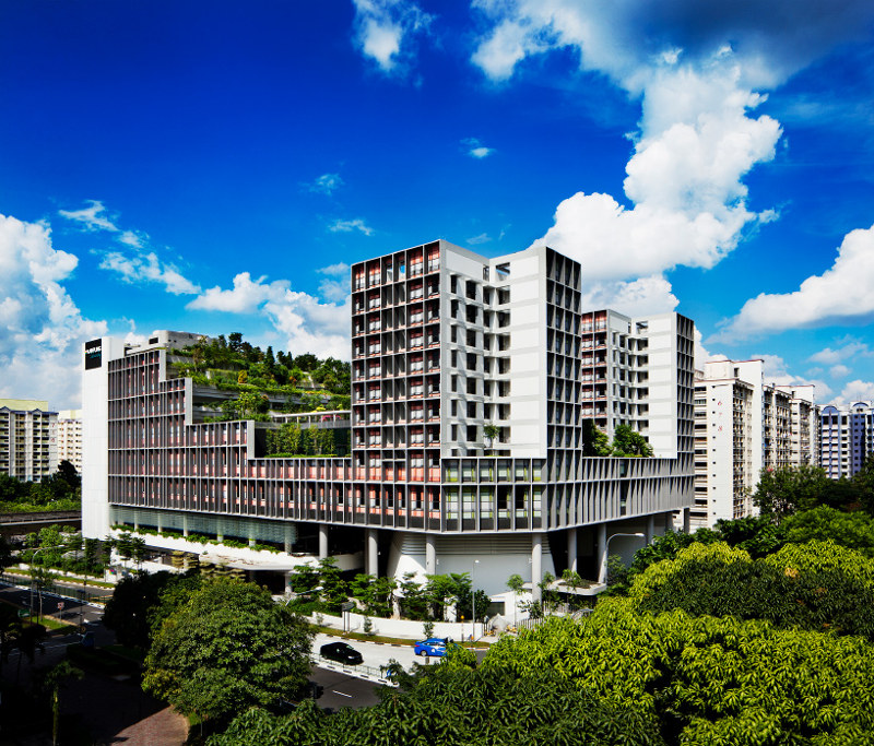 kampung admiralty di singapura oleh woha architects / patrick bingham-hall / designboom