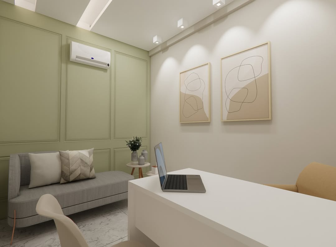 cat rumah warna cream muda