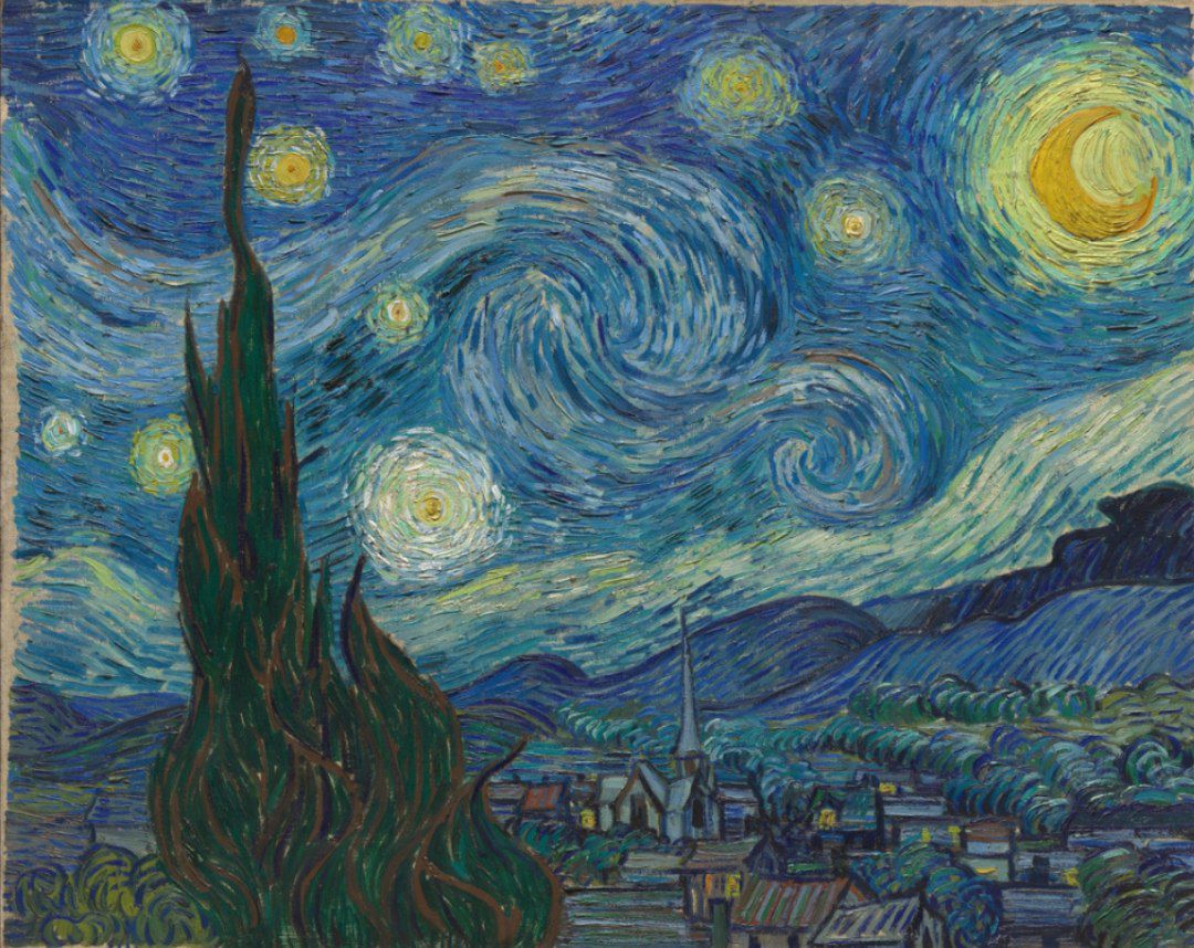 makna lukisan starry night
