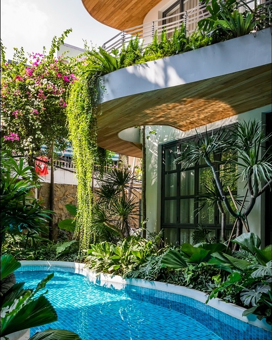 21 Inspirasi Rumah Tropis Gaya Villa Bali, Liburan di Rumah casa indonesia