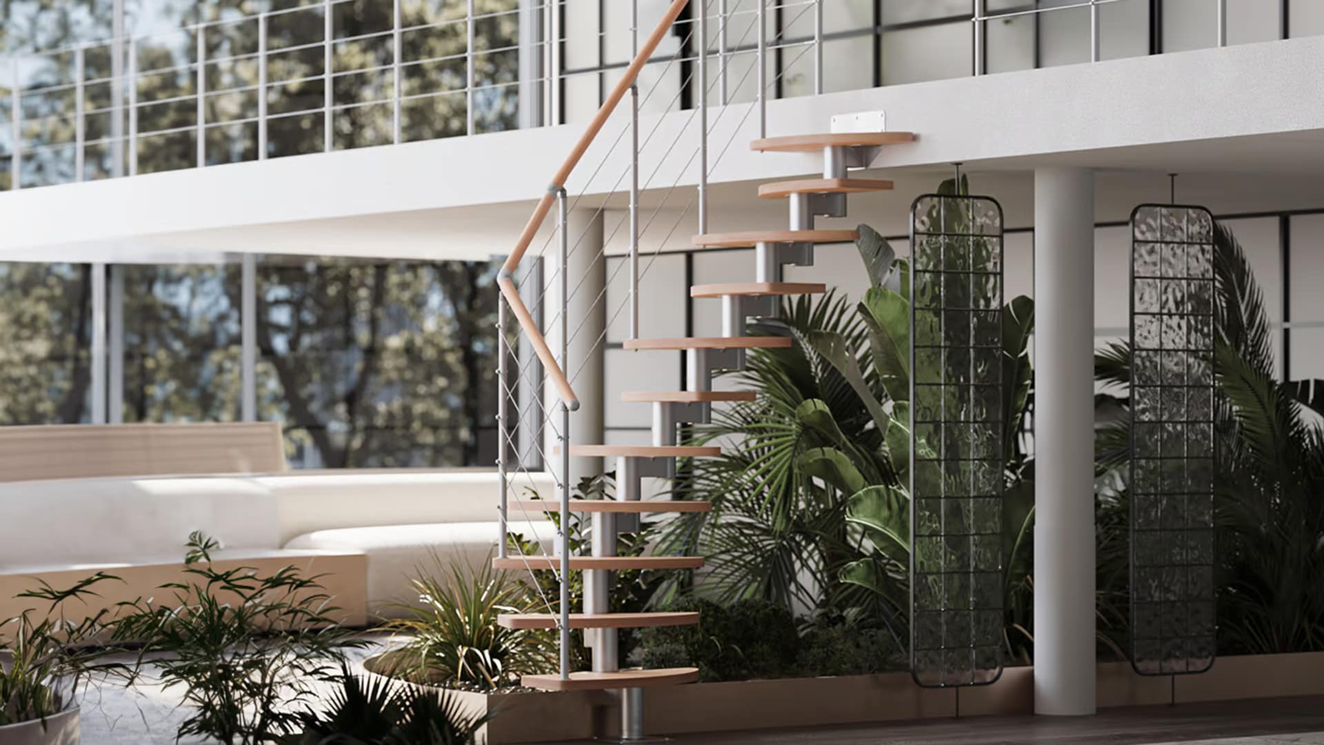 ukuran tangga minimalis untuk rumah kecil