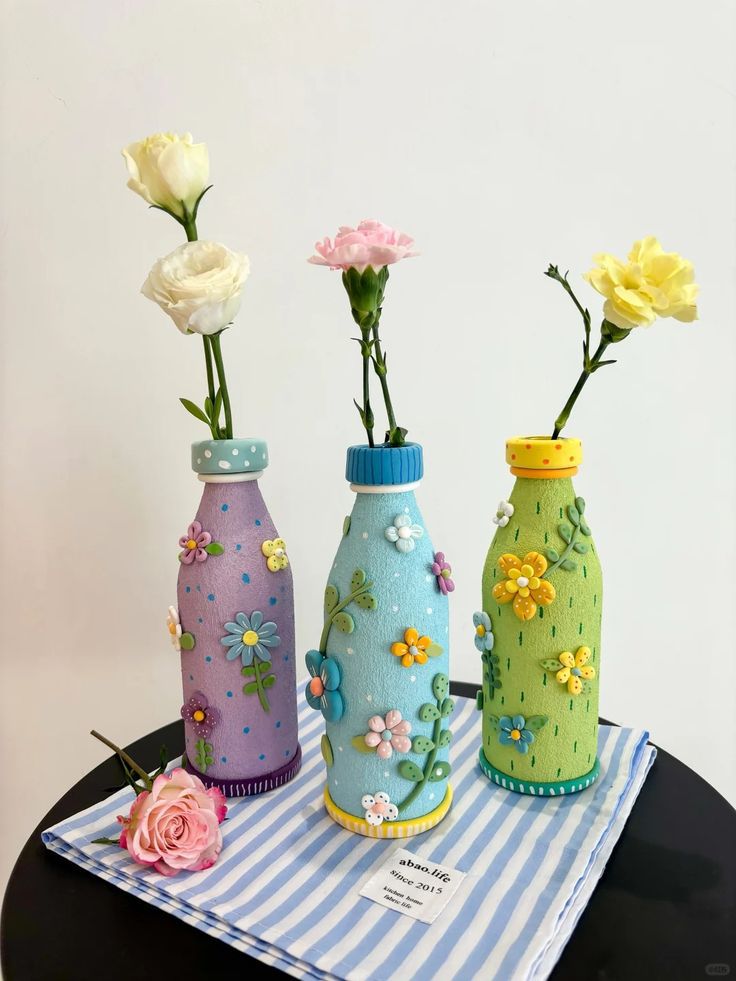 pot bunga dari botol bekas