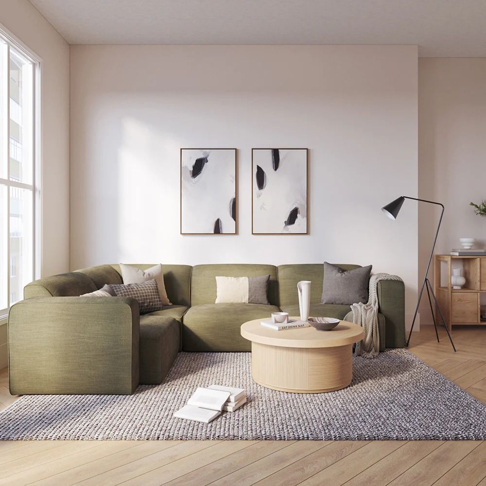 6 Pilihan Material dan Warna untuk Kursi Sudut Sofa