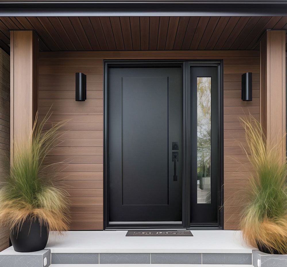 Minimalis! 5 Inspirasi Model Pintu Aluminium 1 Pintu