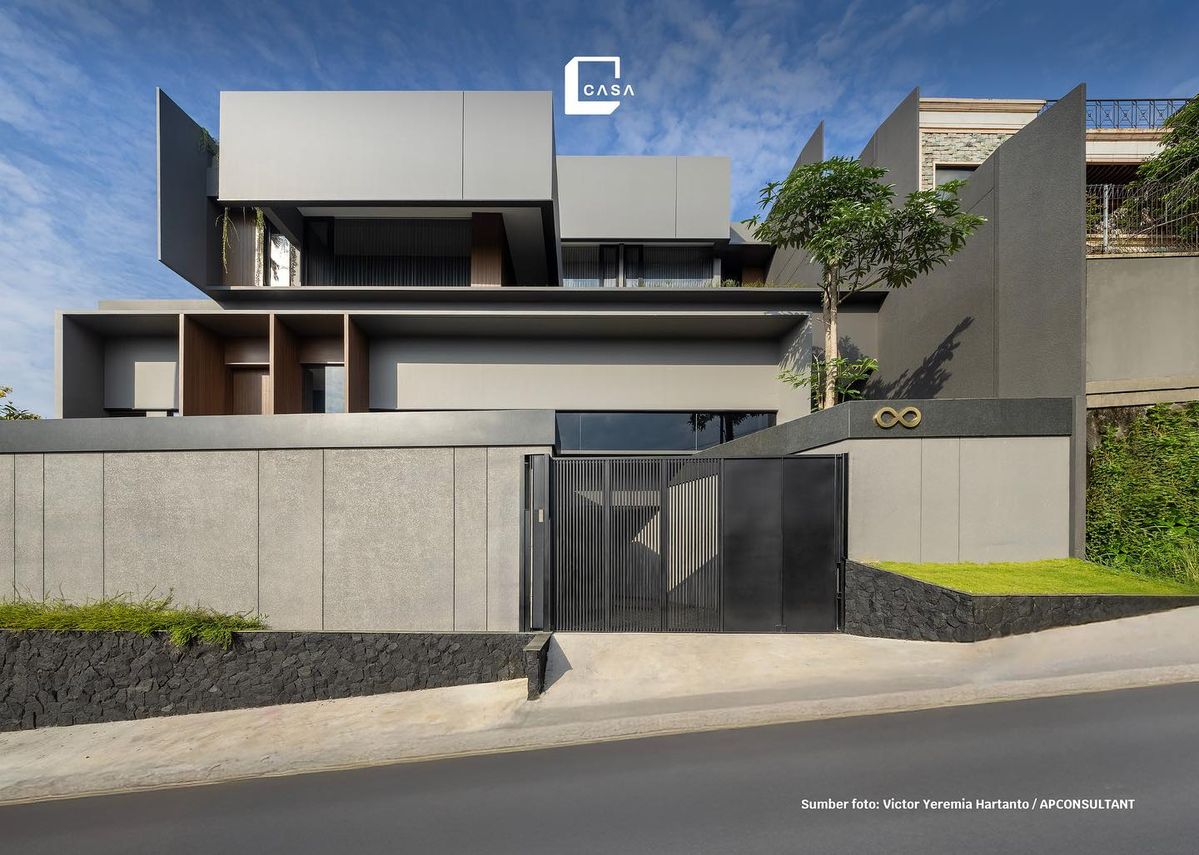 6 Model Pagar Tembok Minimalis, Solusi Fasad Rumah Modern
