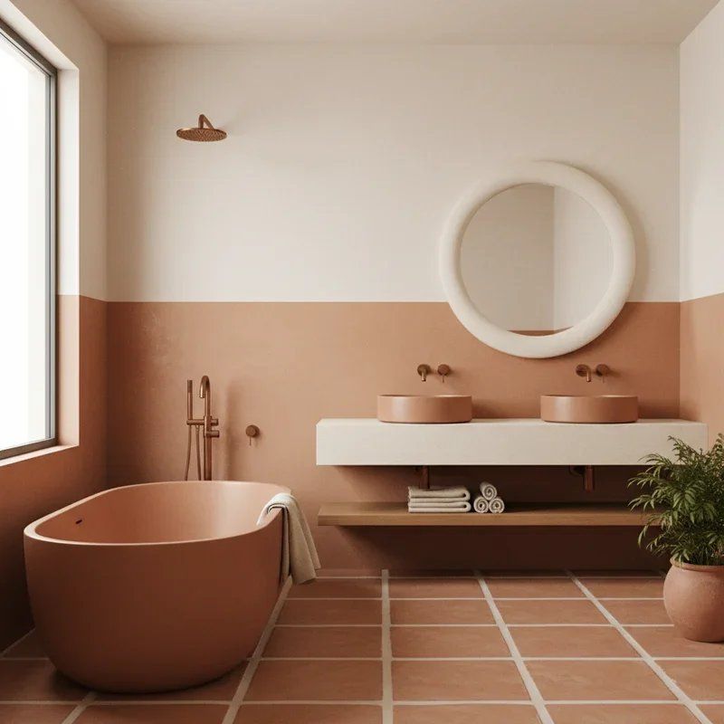 Bukan Putih, 5 Warna Ini Bikin Kamar Mandi Terasa Luas