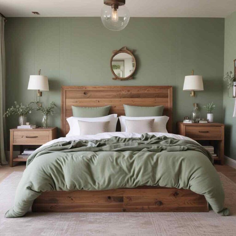 9 Ide Kamar Tidur Warna Sage Aesthetic, Simpel dan Nyaman!