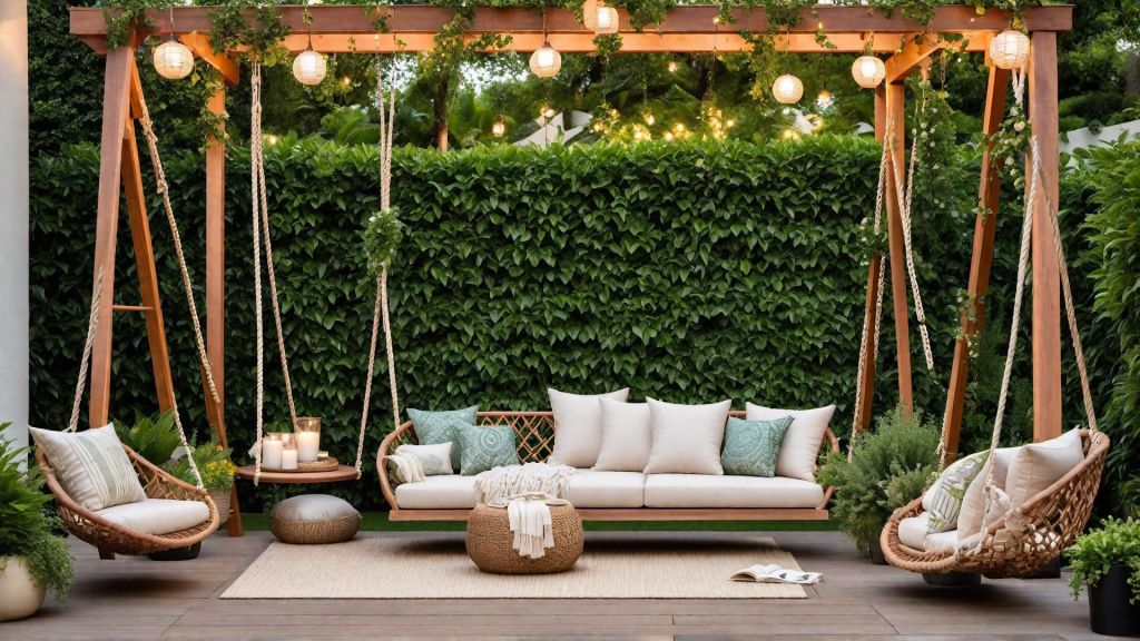 6 Ide Desain Ayunan Teras Bikin Ruang Outdoor Lebih Cozy