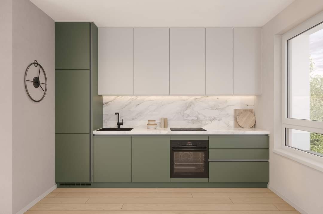 5 Inspirasi Dapur Minimalis Warna Sage yang Aesthetic