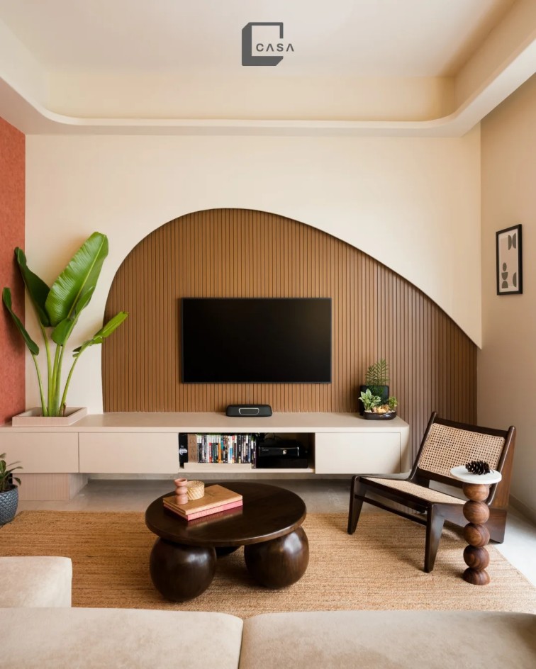 6 Desain Dinding PVC Ruang Tamu yang Sedang Digemari