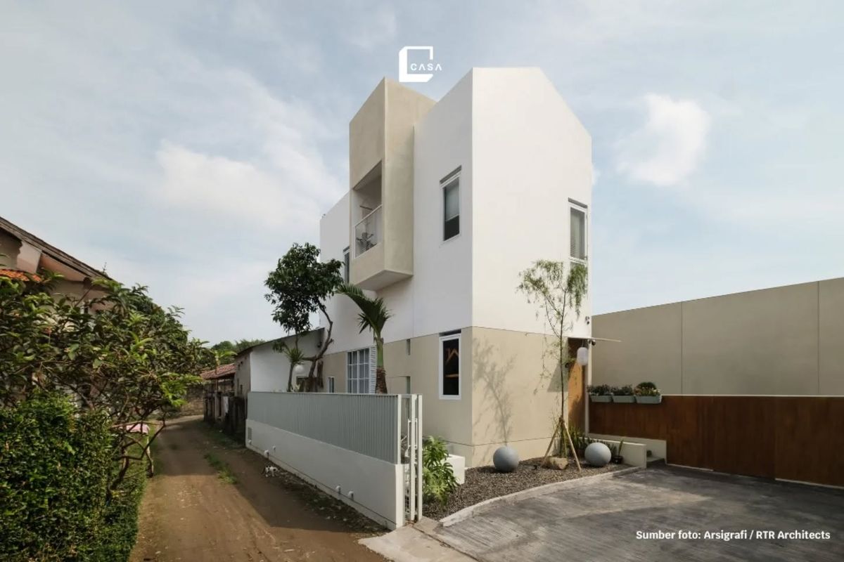 Punya Lahan Lebar 5 Meter? Coba Desain Rumah Ini 